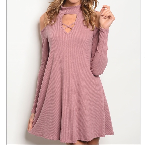 MAUVE TUNIC DRESS @LAST ONE - Picture 2 of 3